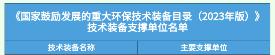 ������ | �������� �������� �Ƿ����ʡ��������ŷŷ��νᾧװ�á���ѡ�����ȼ�����չ�ĳ��󻷱������豸Ŀ¼��2023��棩����